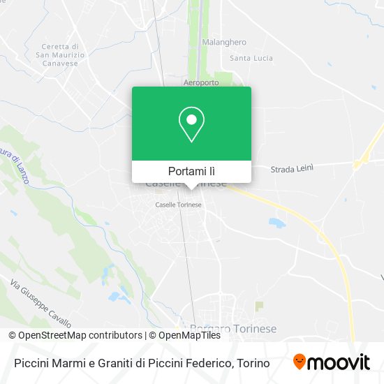 Mappa Piccini Marmi e Graniti di Piccini Federico