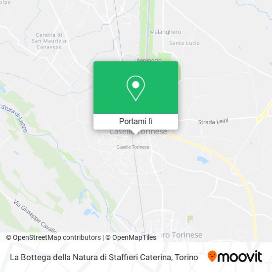 Mappa La Bottega della Natura di Staffieri Caterina