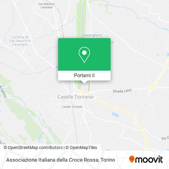 Mappa Associazione Italiana della Croce Rossa