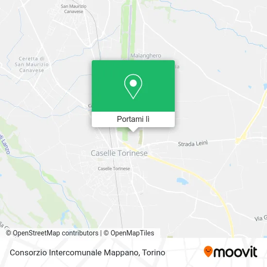 Mappa Consorzio Intercomunale Mappano