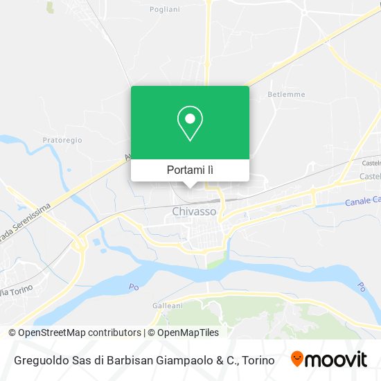 Mappa Greguoldo Sas di Barbisan Giampaolo & C.