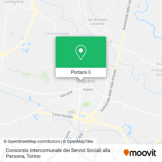 Mappa Consorzio Intercomunale dei Servizi Sociali alla Persona