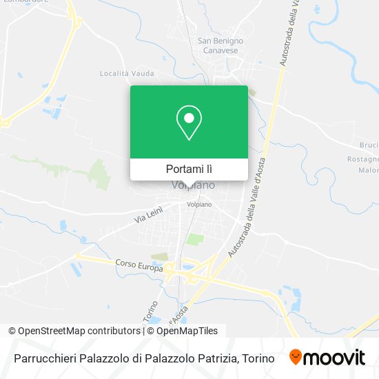 Mappa Parrucchieri Palazzolo di Palazzolo Patrizia