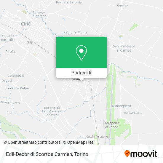 Mappa Edil-Decor di Scortos Carmen