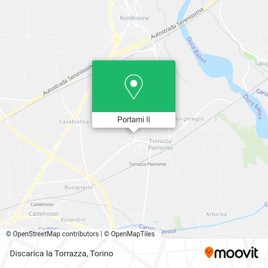 Mappa Discarica la Torrazza