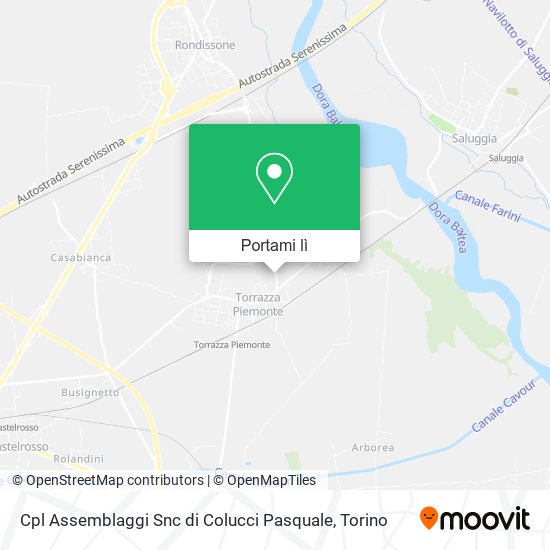 Mappa Cpl Assemblaggi Snc di Colucci Pasquale