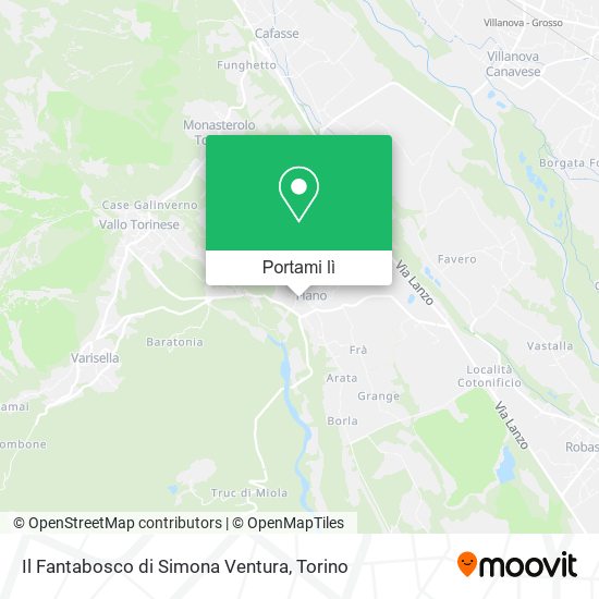 Mappa Il Fantabosco di Simona Ventura