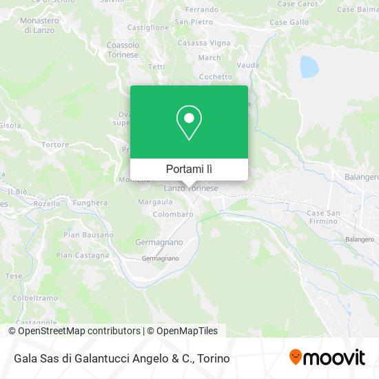 Mappa Gala Sas di Galantucci Angelo & C.
