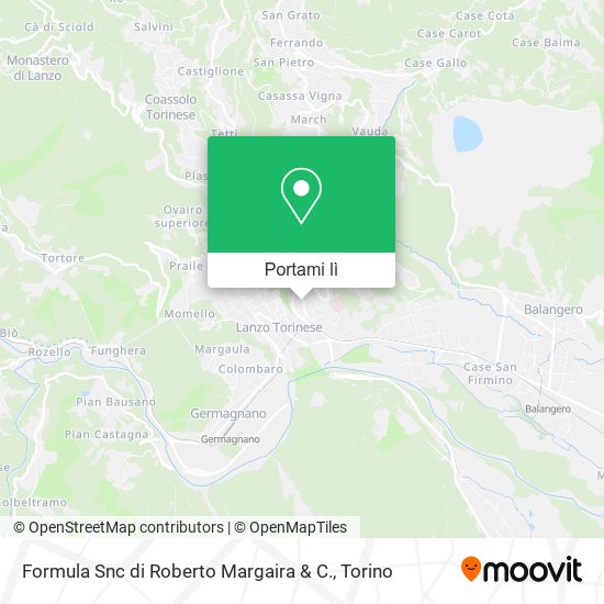 Mappa Formula Snc di Roberto Margaira & C.