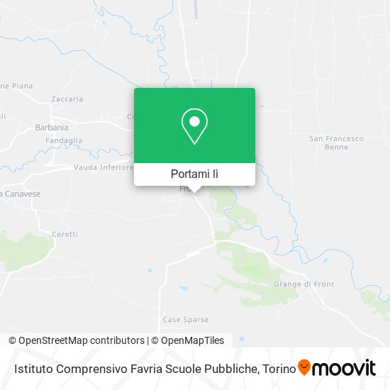 Mappa Istituto Comprensivo Favria Scuole Pubbliche
