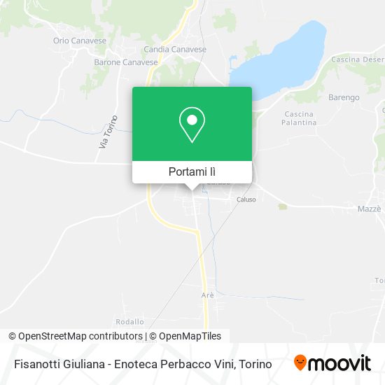 Mappa Fisanotti Giuliana - Enoteca Perbacco Vini