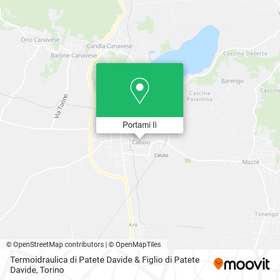 Mappa Termoidraulica di Patete Davide & Figlio di Patete Davide
