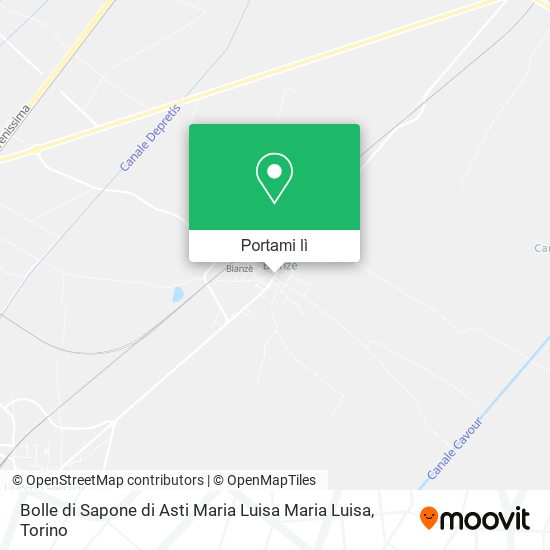 Mappa Bolle di Sapone di Asti Maria Luisa Maria Luisa