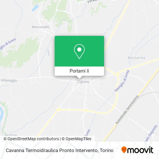 Mappa Cavanna Termoidraulica Pronto Intervento