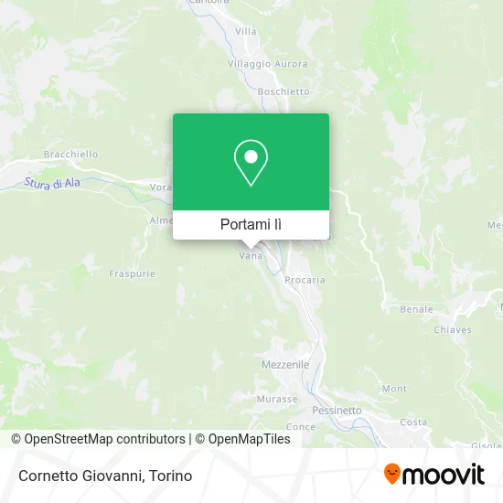 Mappa Cornetto Giovanni