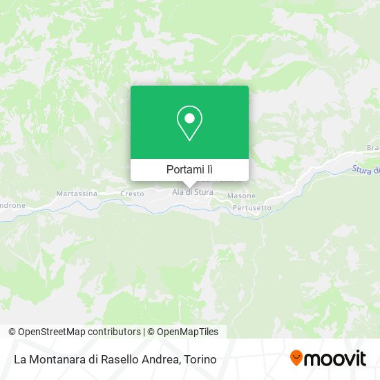 Mappa La Montanara di Rasello Andrea