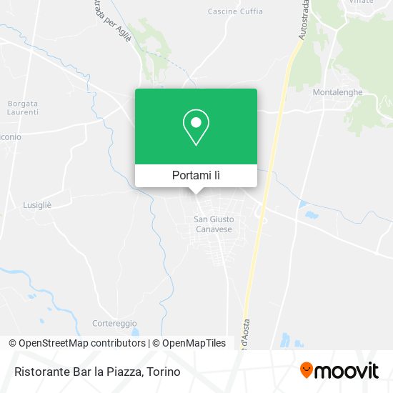 Mappa Ristorante Bar la Piazza