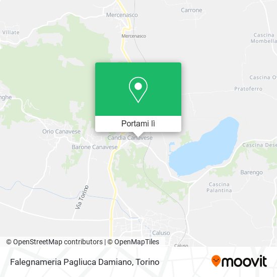 Mappa Falegnameria Pagliuca Damiano