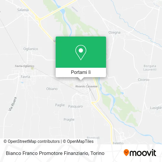 Mappa Bianco Franco Promotore Finanziario