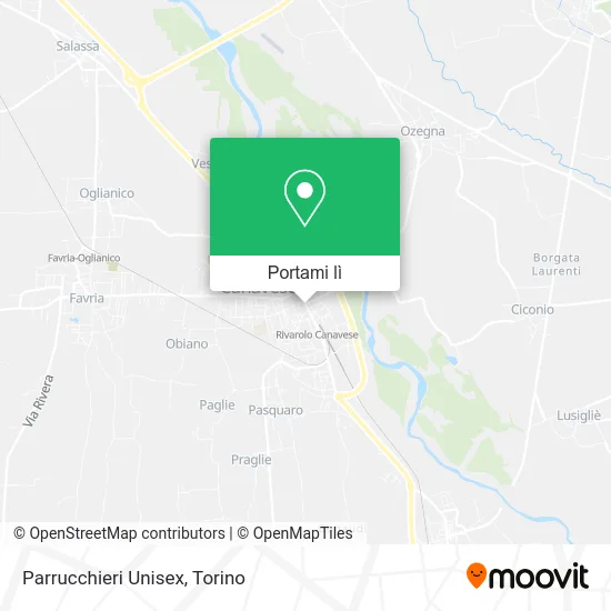 Mappa Parrucchieri Unisex
