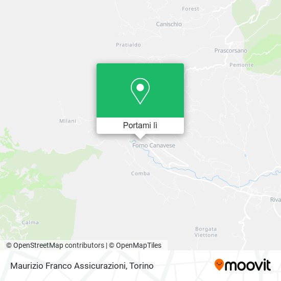 Mappa Maurizio Franco Assicurazioni