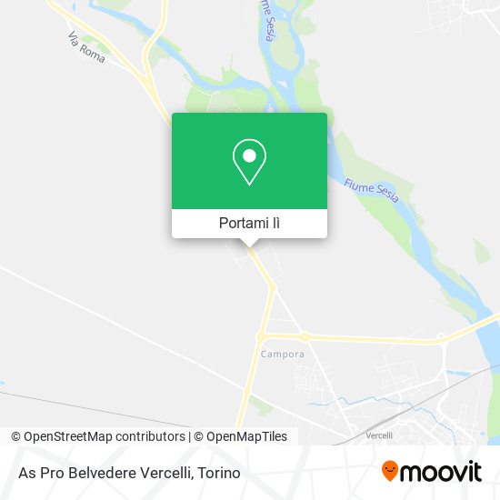 Mappa As Pro Belvedere Vercelli