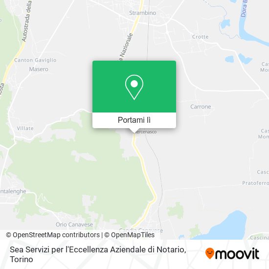 Mappa Sea Servizi per l'Eccellenza Aziendale di Notario