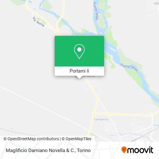 Mappa Maglificio Damiano Novella & C.