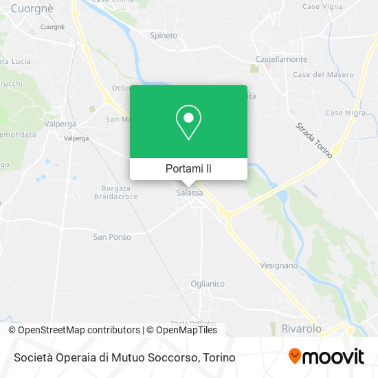 Mappa Società Operaia di Mutuo Soccorso