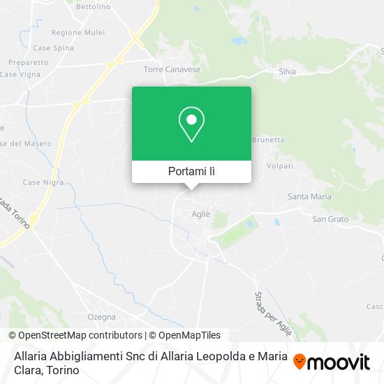 Mappa Allaria Abbigliamenti Snc di Allaria Leopolda e Maria Clara