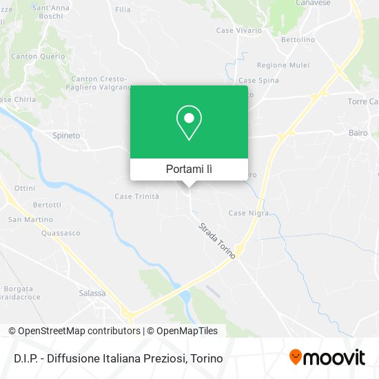 Mappa D.I.P. - Diffusione Italiana Preziosi