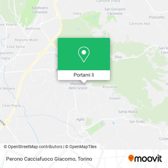 Mappa Perono Cacciafuoco Giacomo