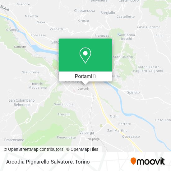 Mappa Arcodia Pignarello Salvatore