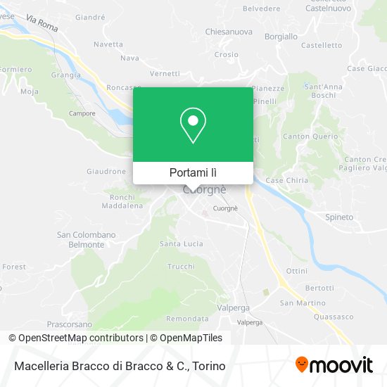 Mappa Macelleria Bracco di Bracco & C.