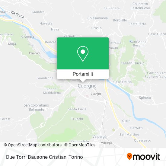 Mappa Due Torri Bausone Cristian