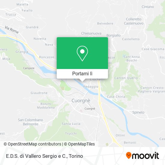 Mappa E.D.S. di Vallero Sergio e C.