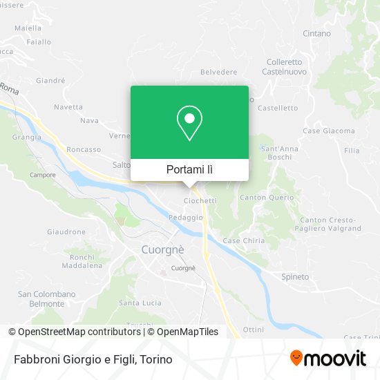 Mappa Fabbroni Giorgio e Figli