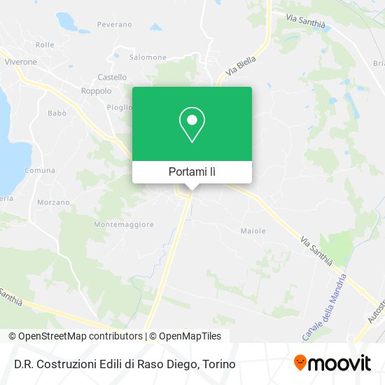 Mappa D.R. Costruzioni Edili di Raso Diego