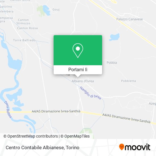 Mappa Centro Contabile Albianese