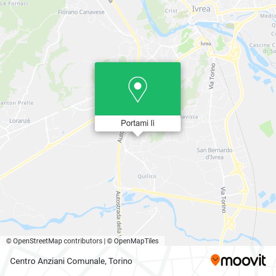 Mappa Centro Anziani Comunale