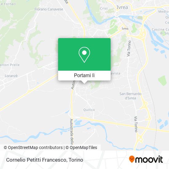 Mappa Cornelio Petitti Francesco