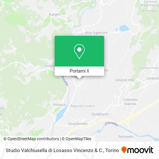Mappa Studio Valchiusella di Losasso Vincenzo & C.