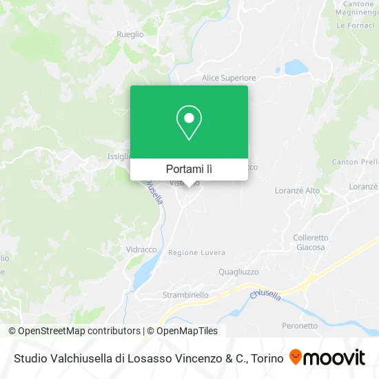 Mappa Studio Valchiusella di Losasso Vincenzo & C.