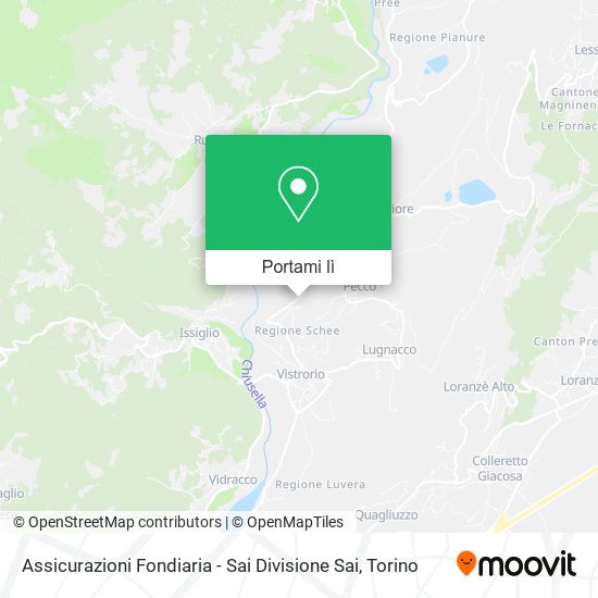 Mappa Assicurazioni Fondiaria - Sai Divisione Sai