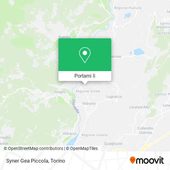 Mappa Syner Gea Piccola