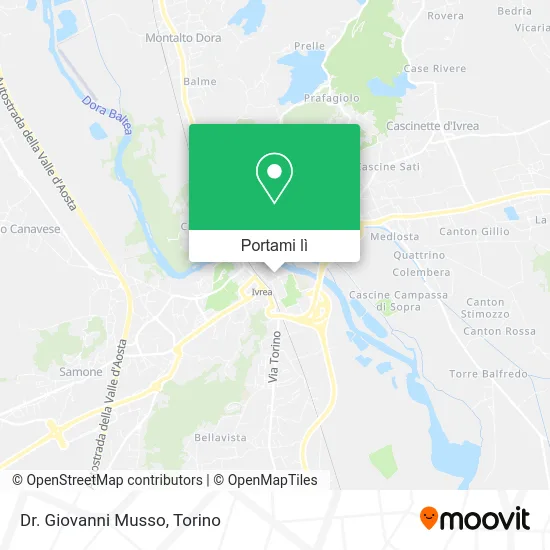 Mappa Dr. Giovanni Musso