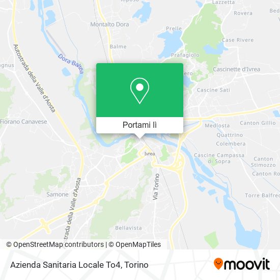 Mappa Azienda Sanitaria Locale To4