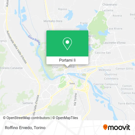 Mappa Roffino Ervedo