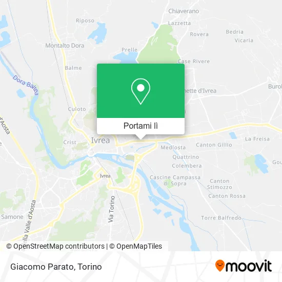 Mappa Giacomo Parato