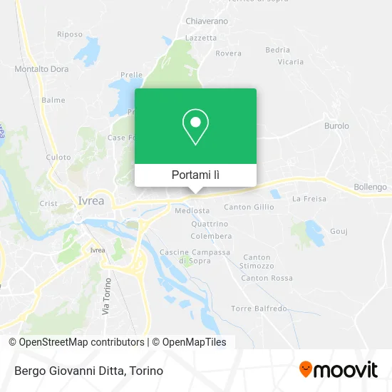 Mappa Bergo Giovanni Ditta